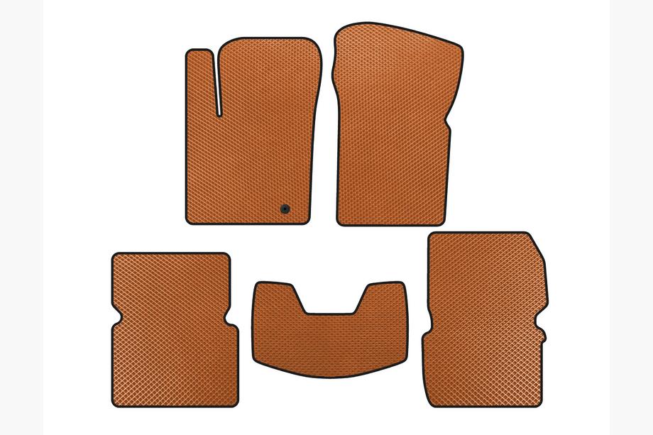Dodge Avenger 2007-2014 Alfombrillas EVA (Naranja) Image
