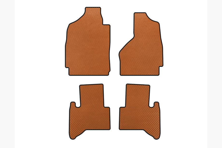 Dodge RAM (DR/DH/D1/DC/DM) 2002–2009 Alfombrillas EVA (2002-2009, Naranja) Image