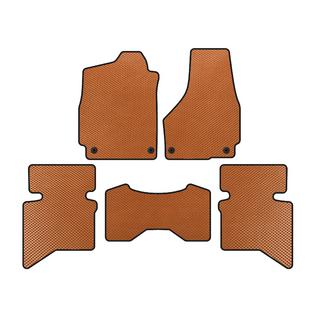 Alfombrillas EVA (2009+, 5 plazas/Cabina doble, Naranja) Dodge RAM (DS/DJ/D2) 2009–2024