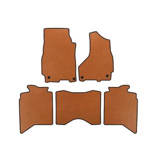 Alfombrillas EVA (2013+, 5 plazas, Naranja) Dodge RAM (DS/DJ/D2) 2009–2024