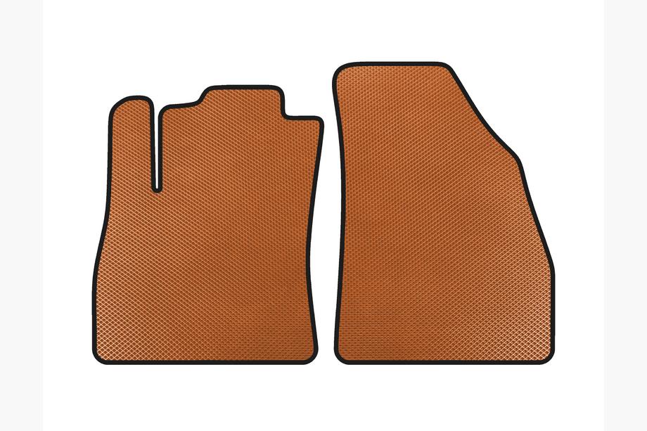 Fiat Fiorino/Qubo 2008-2024 Alfombrillas delanteras EVA (Naranja) Image