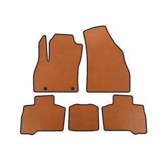 Alfombrillas EVA (para Qubo, 2016+, Naranja) Fiat Fiorino/Qubo 2008-2024