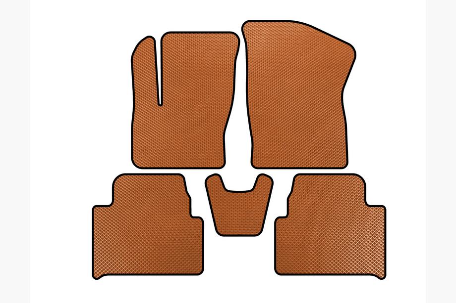 Ford C-Max 2004-2010 Alfombrillas EVA (Naranja) Image