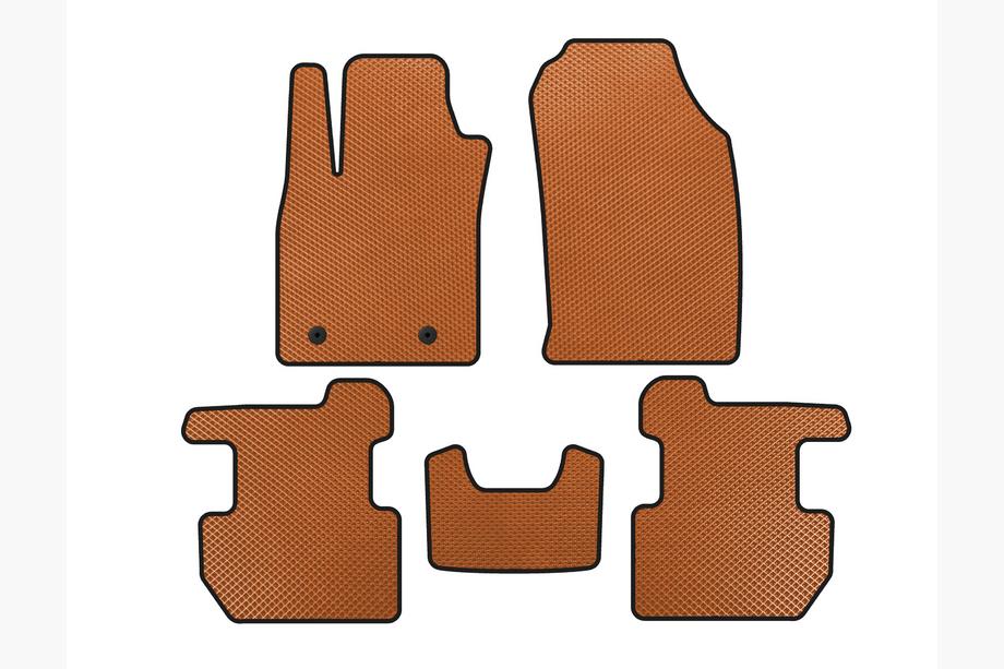 Ford Ecosport 2013-2022 Alfombrillas EVA (2018-2022, Naranja) Image