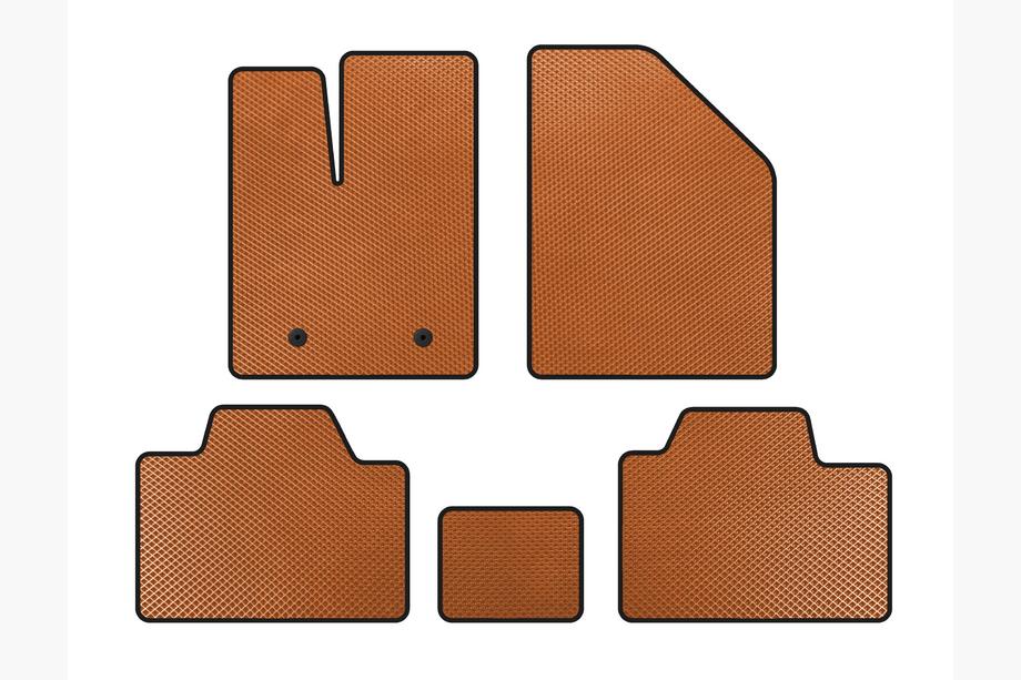 Ford Edge 2006-2014 Alfombrillas EVA (Naranja) Image
