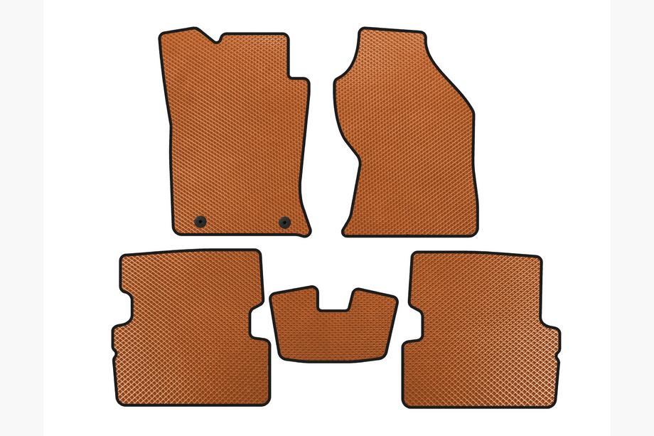 Ford Focus I 1998-2005 Alfombrillas EVA (2001-2005, SW, Naranja) Image