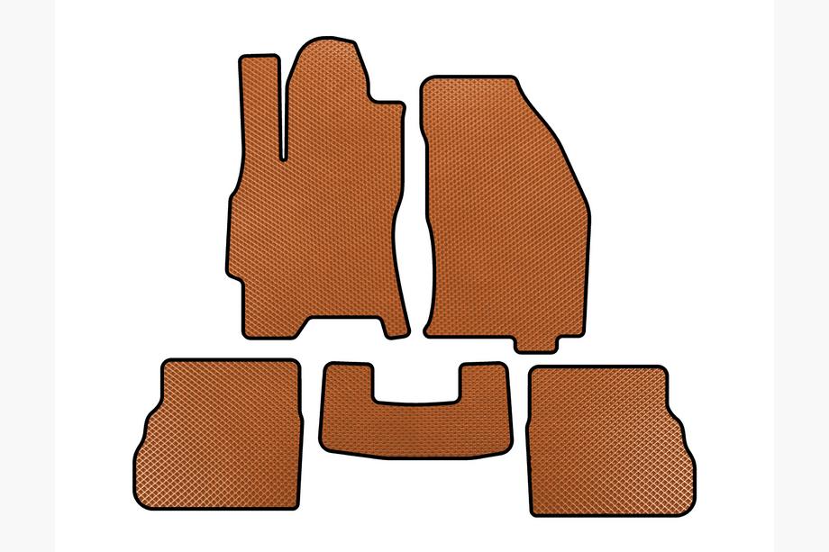 Ford Mondeo 1996-2001 Alfombrillas EVA (SD, Naranja) Image