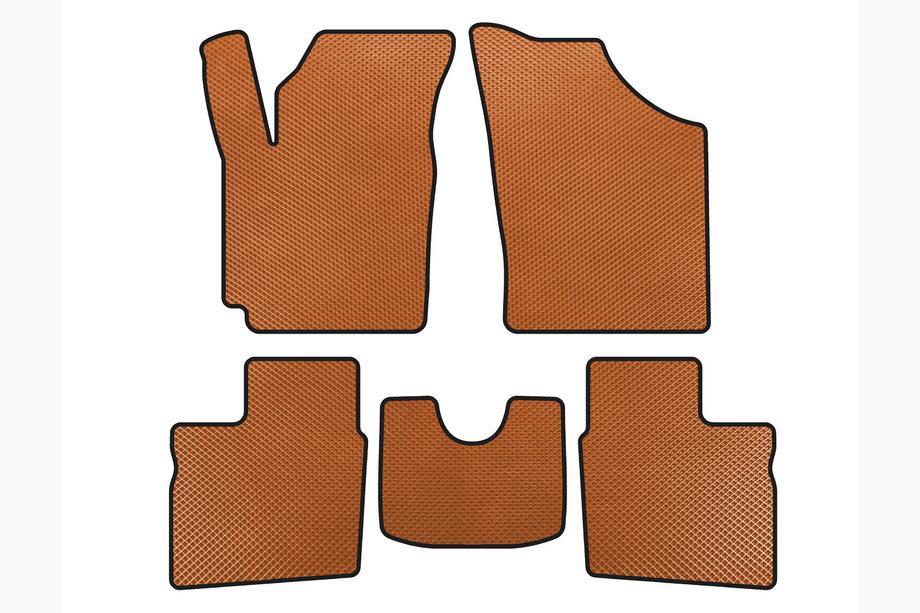Geely CK-1 2005-2008 Alfombrillas EVA (2005-2009, SD, Naranja) Image
