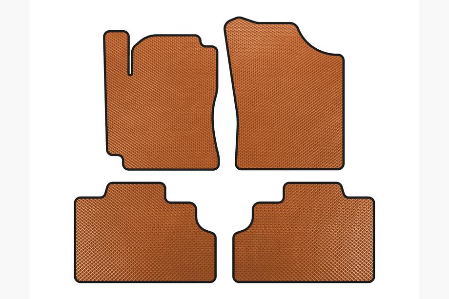 Geely CK-2 2008-2016 Alfombrillas EVA (SD, Naranja) Image