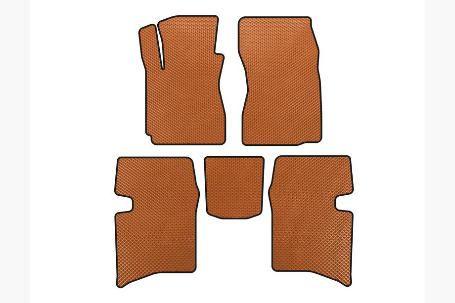 Geely MK 2006-2014 Alfombrillas EVA (SD, Naranja) Image