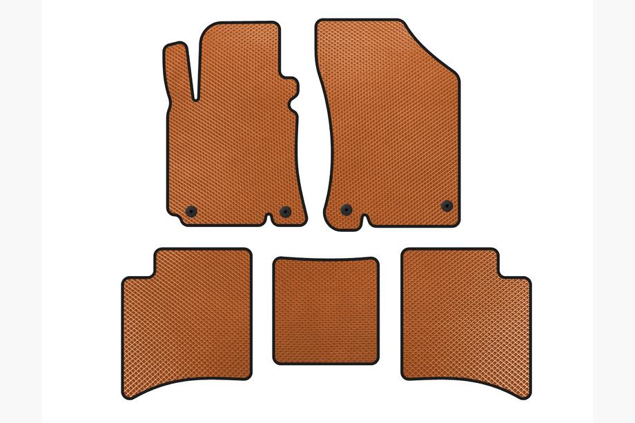 Geely MK Cross 2010-2016 Alfombrillas EVA (Naranja) Image