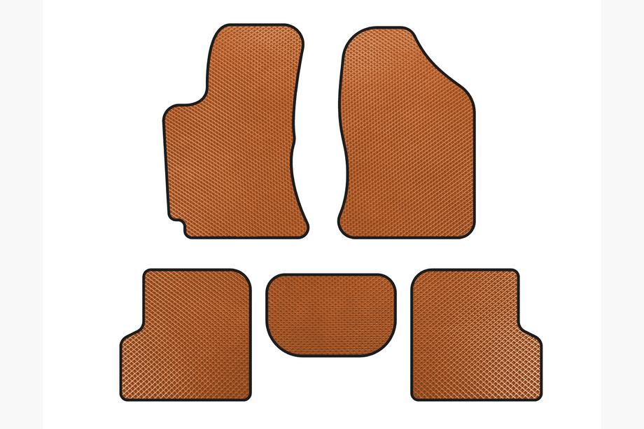 Geely SL 2011- Alfombrillas EVA (Naranja) Image