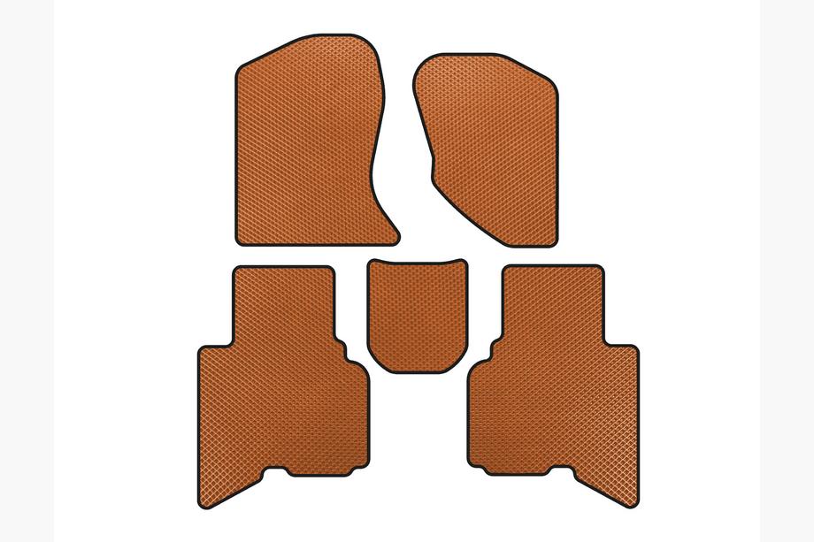 GreatWall Haval/Hover H3 2005-2013 Alfombrillas EVA (2010-2014, Naranja) Image