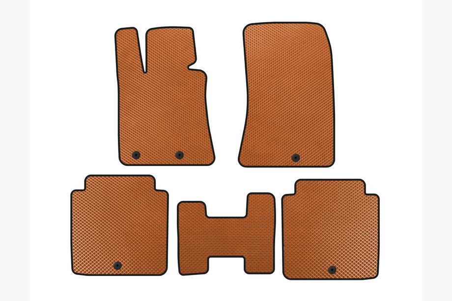 Hyundai Equus 2009-2016 Alfombrillas EVA (Naranja) Image