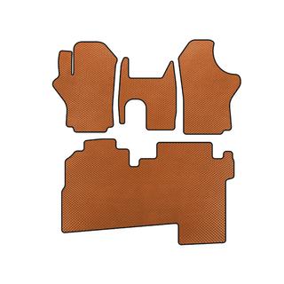 Alfombrillas EVA (2004-2007, 2 Filas, 8 Plazas, Naranja) Hyundai H200, H1, Starex 1998-2007