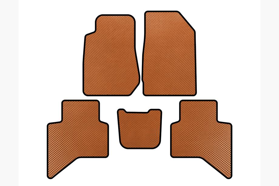 Isuzu D-Max 2019- Alfombrillas EVA (Naranja) Image