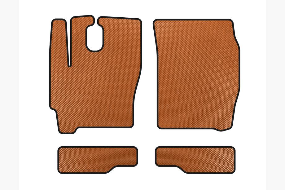Iveco Eurocargo 2002-2008 Alfombrillas EVA (Naranja) Image