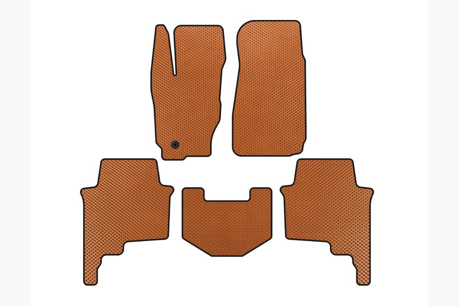 Jeep Commander 2005-2010 Alfombrillas EVA (Naranja) Image