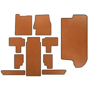 Alfombrillas EVA (interior completo, Naranja)