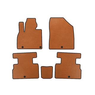 Alfombrillas EVA (2 Filas, 7 Plazas, Naranja)