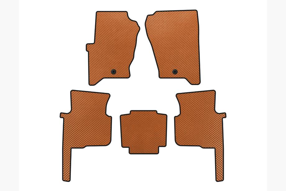 Land Rover Discovery III 2004–2009 Alfombrillas EVA (Naranja) Image