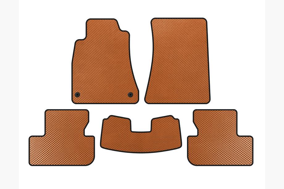 Lexus IS 2005-2013 Alfombrillas EVA (SD, 2WD, Naranja) Image