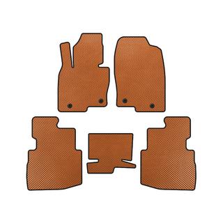 Alfombrillas EVA (2 Filas, 7 Plazas, Naranja)