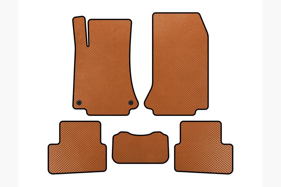 Mercedes A-class W176 2012-2018 Alfombrillas EVA (Naranja) Image