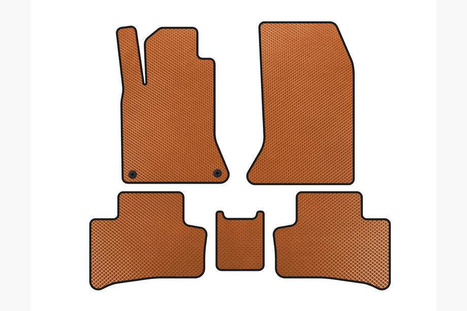 Mercedes B-class W246 2011-2018 Alfombrillas EVA (2011-2015, Eléctrico, Naranja) Image