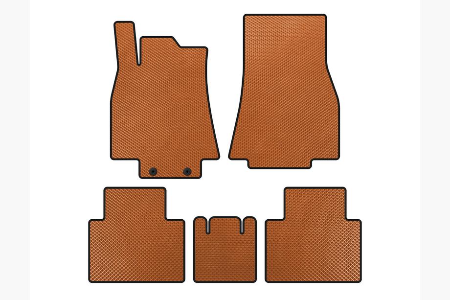 Mercedes B-class W245 2005-2011 Alfombrillas EVA (Naranja) Image