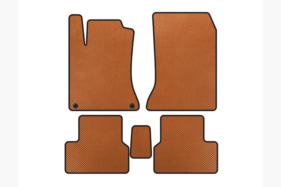 Mercedes B-class W246 2011-2018 Alfombrillas EVA (2011-2014, Naranja) Image