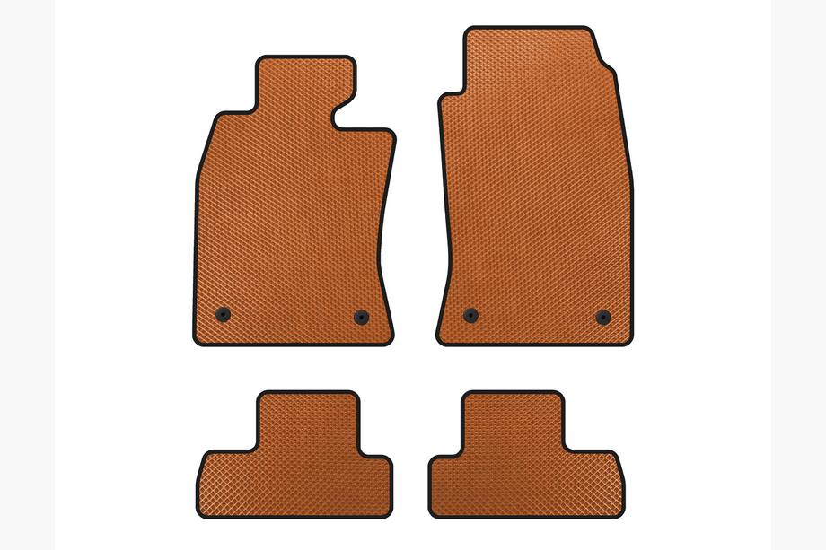 Mini Cooper R50/52/53 2000-2006 Alfombrillas EVA (para R50, Naranja) Foto 1