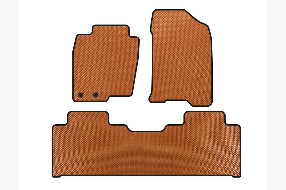Nissan Navara/NP300 2016- Alfombrillas EVA V1 (Naranja) Image