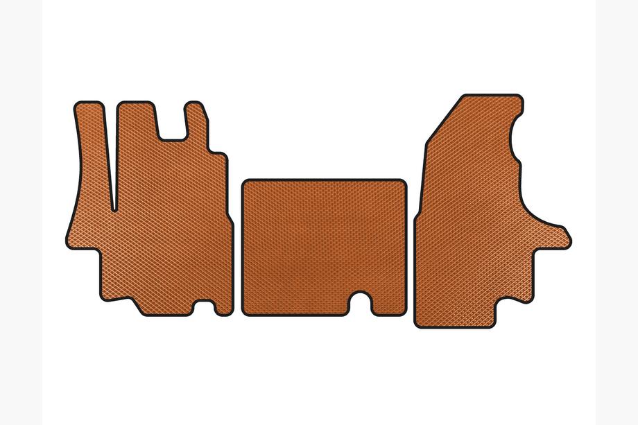 Opel Movano 2004-2010 Alfombrillas EVA (Naranja) Image