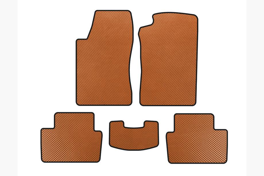 Opel Vectra B 1995-2002 Alfombrillas EVA (LB, Naranja) Image