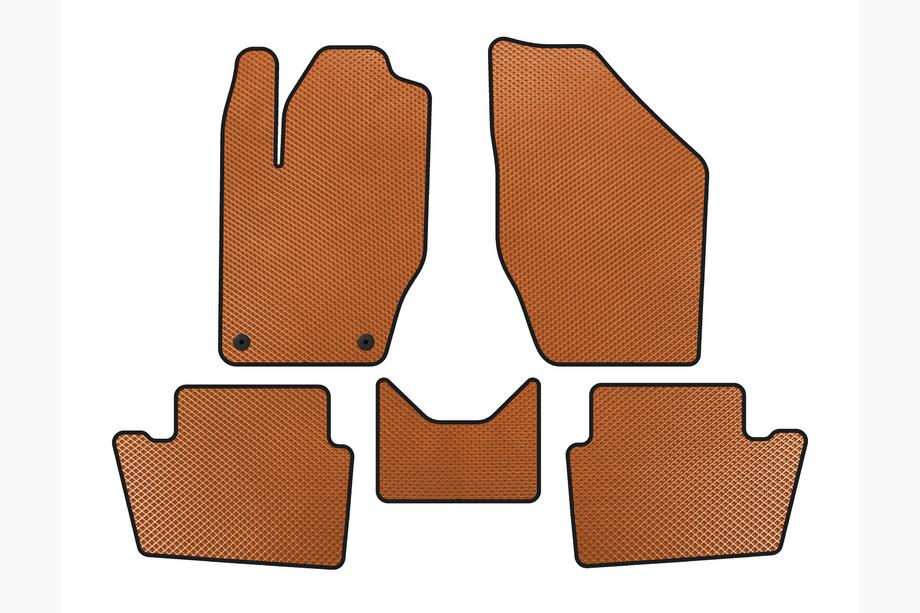 Peugeot 408 2010-2018 Alfombrillas EVA (Naranja) Image