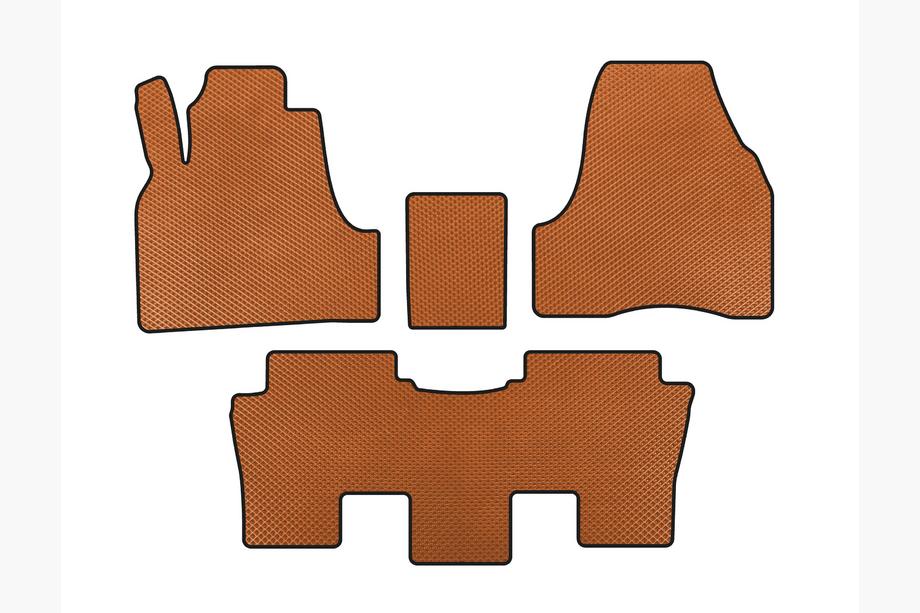 Peugeot 807 2002-2014 Alfombrillas EVA (Naranja) Image