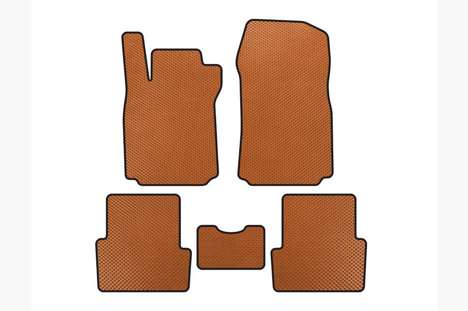 Renault Modus 2005-2012 Alfombrillas EVA (Naranja) Image
