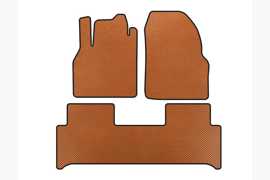 Renault Scenic/Grand 2003-2009 Alfombrillas EVA (Naranja) Image