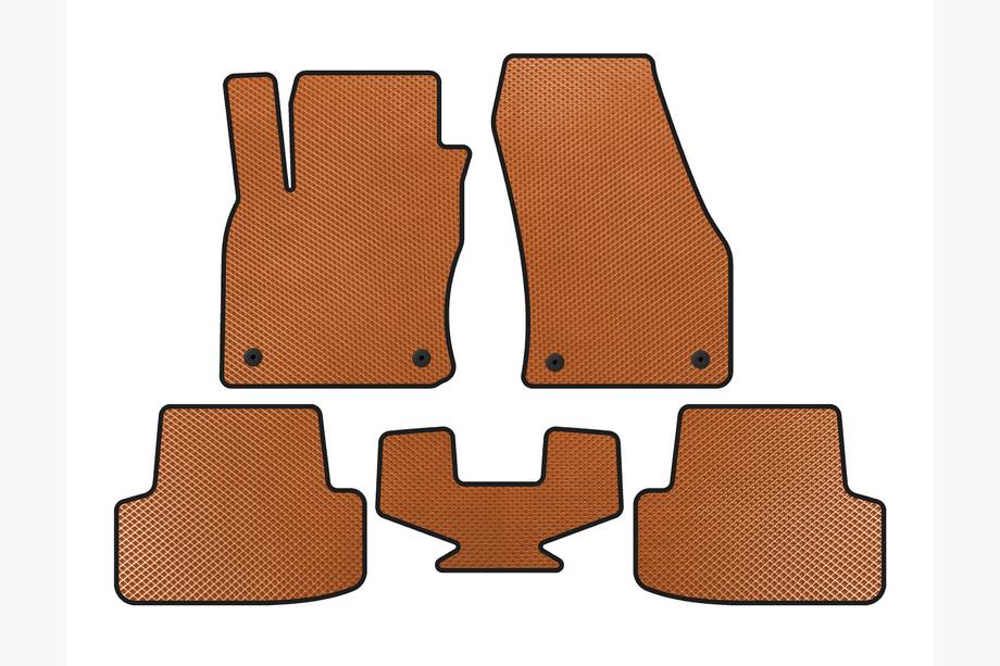 Seat Ateca 2016- Alfombrillas EVA (Naranja) Image