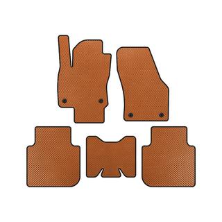 Alfombrillas EVA (5 Plazas/Automático, Naranja)