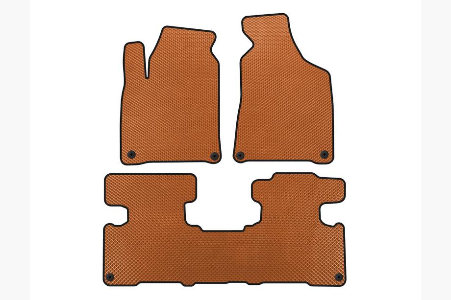 SsangYong Korando 2010-2019 Alfombrillas EVA (2010-2016, Naranja) Image