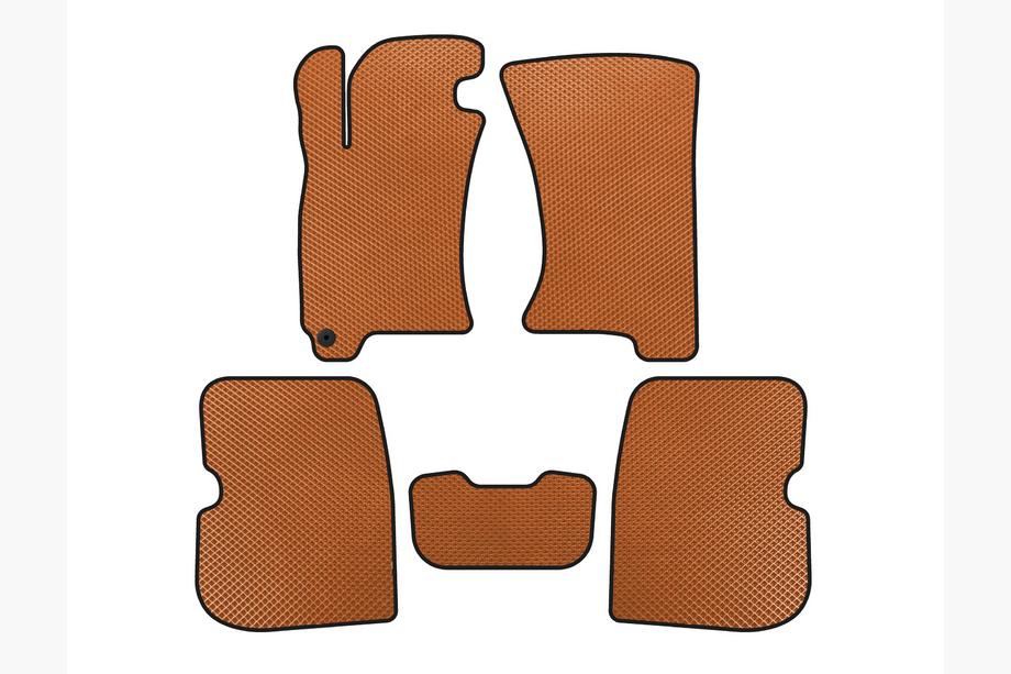 Subaru Forester 1997-2002 Alfombrillas EVA (Naranja) Image