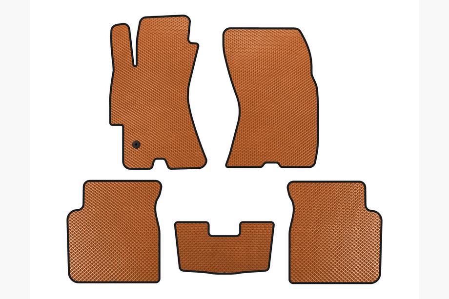 Subaru Outback 2005-2009 Alfombrillas EVA (Naranja) Image