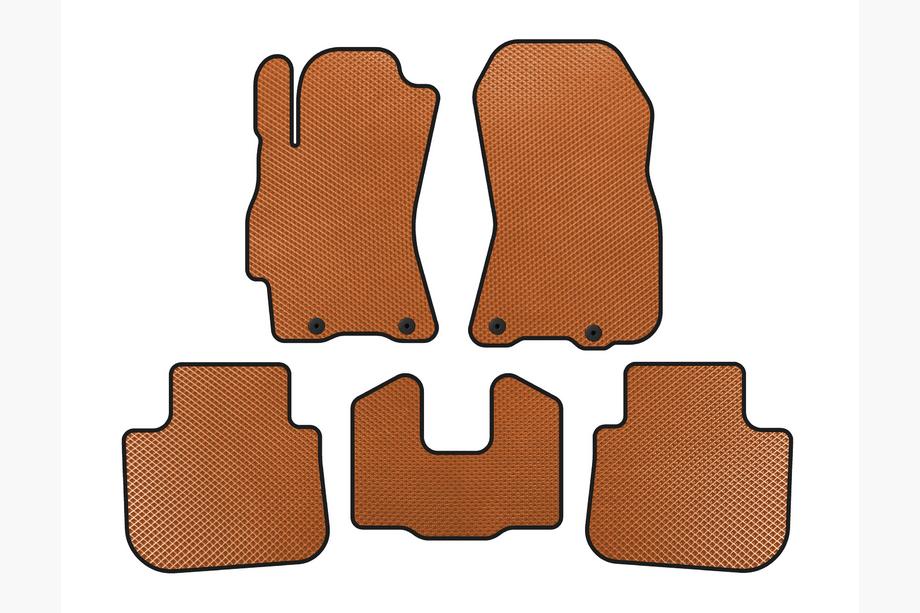 Subaru Outback 2009-2014 Alfombrillas EVA (Naranja) Image