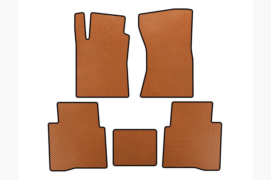Toyota Fortuner 2006-2015 Alfombrillas EVA (Naranja) Image