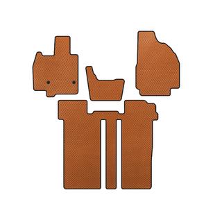 Alfombrillas EVA (2 Filas, 6 Plazas, Naranja)