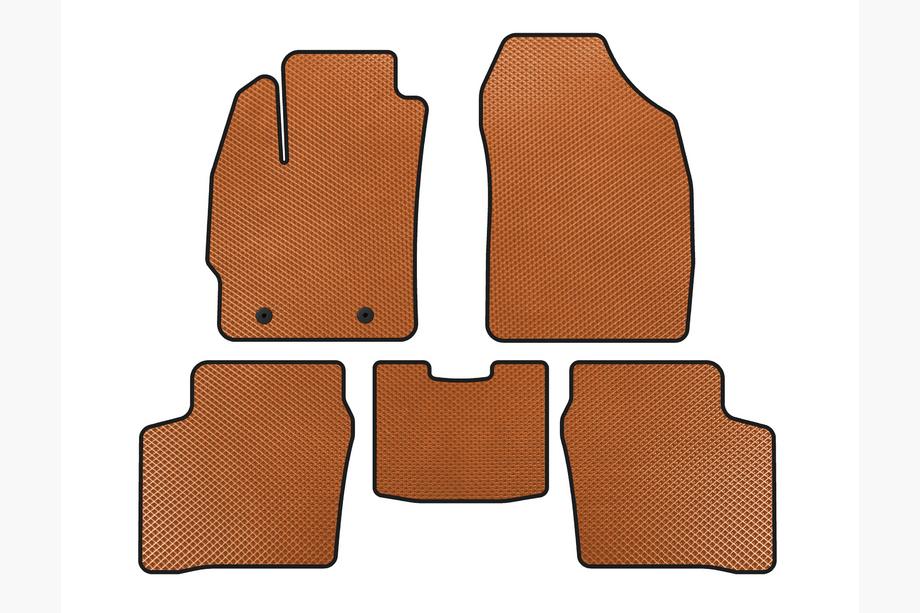 Toyota Prius 2003-2009 Alfombrillas EVA (LB, Naranja) Image
