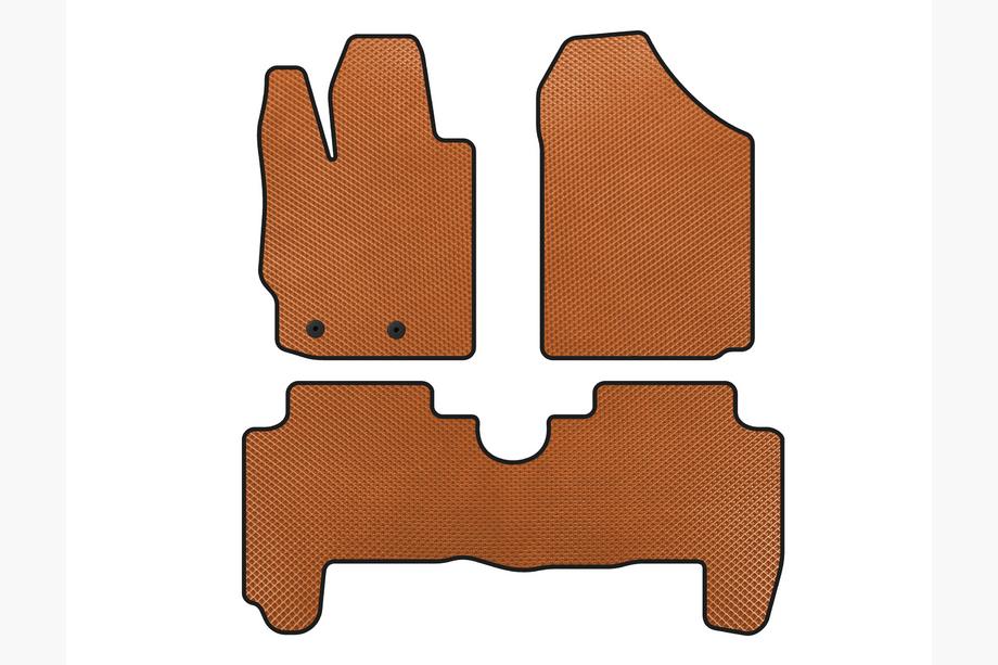 Toyota Yaris 2006-2011 Alfombrillas EVA (Hatchback, 5 puertas, Naranja) Foto 1