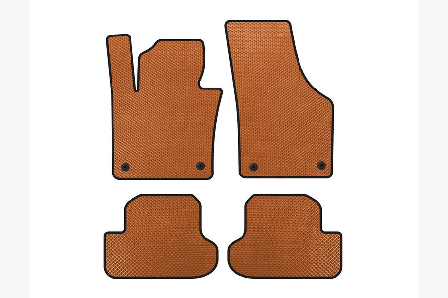 Volkswagen Beetle 2011-2015 Alfombrillas EVA (HB, Naranja) Image